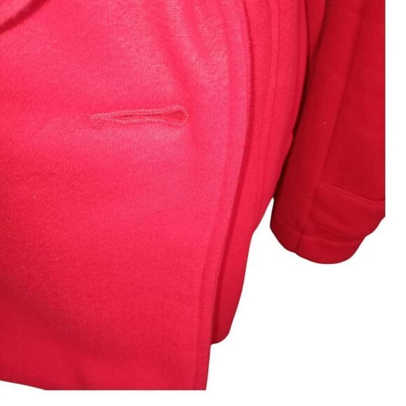 IRIS BASIC RED TRENCH COAT SZ.L GUC. - Picture 2 of 7